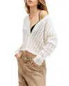 Allsaints Vivian Cardigan In Chalk White