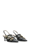 Allsaints Vivian Slingback Pointed Toe Pump In Black