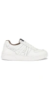Allsaints Leather Valentina Low-top Sneakers In 白色