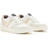 Allsaints Vix Sneaker In White/gold