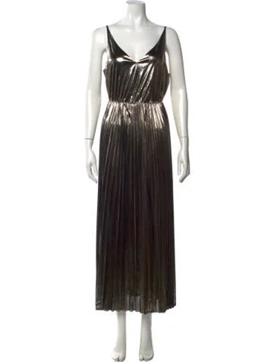 Pre-owned Allsaints V-neck Long Dress