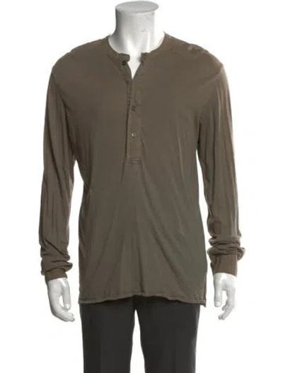 Pre-owned Allsaints V-neck Long Sleeve Pullover In Neutral