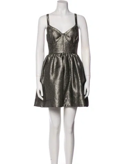 Pre-owned Allsaints V-neck Mini Dress