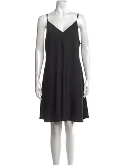 Pre-owned Allsaints V-neck Mini Dress In Multicolor