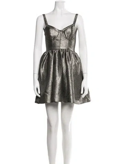 Pre-owned Allsaints V-neck Mini Dress W/ Tags