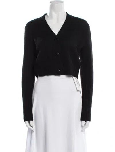 Pre-owned Allsaints V-neck Sweater In Black