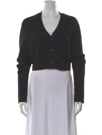 Pre-owned Allsaints V-neck Sweater In Black