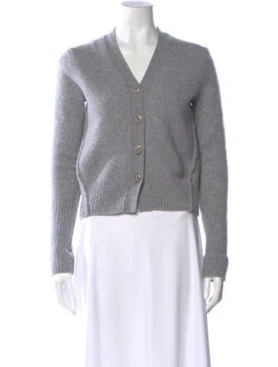 Pre-owned Allsaints V-neck Sweater In Gray
