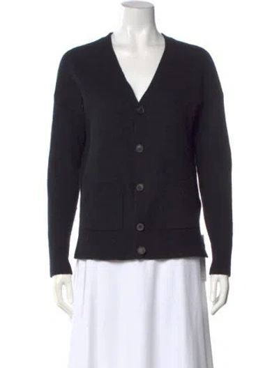 Pre-owned Allsaints V-neck Sweater In Gray
