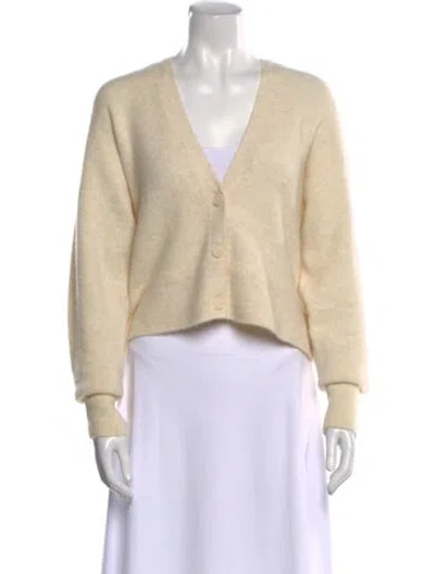Pre-owned Allsaints V-neck Sweater In Neutral