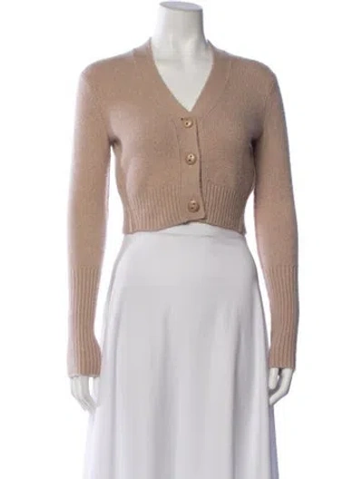 Pre-owned Allsaints V-neck Sweater In Neutrals