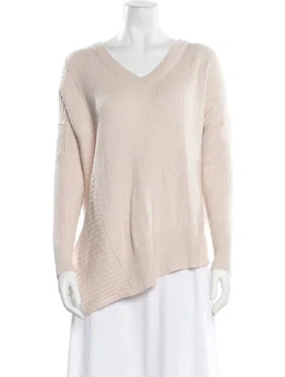 Pre-owned Allsaints V-neck Sweater In Pink
