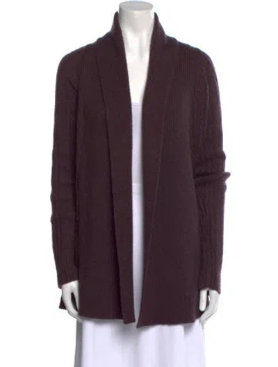 Pre-owned Allsaints V-neck Sweater In Purple