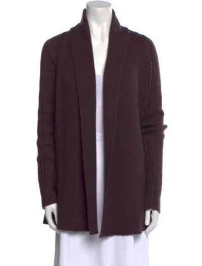 Pre-owned Allsaints V-neck Sweater In Purple