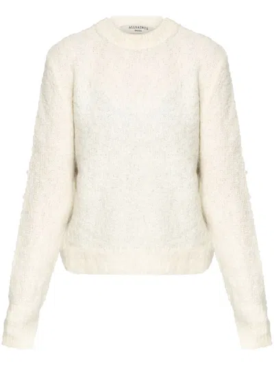 Allsaints Vortex Sweater In White