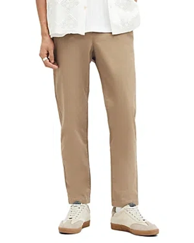 ALLSAINTS WALDE COTTON BLEND SKINNY FIT CHINO PANTS