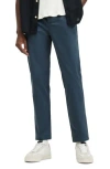 Allsaints Walde Stretch Cotton Chinos In Ink Blue
