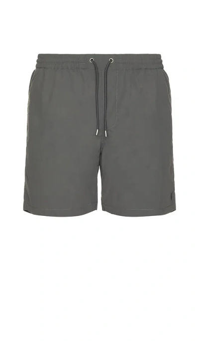 Allsaints Warden Swimshorts In Slate