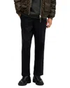 Allsaints Warden Wide Leg Trousers In Koto Black