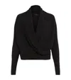 Allsaints Wasson Pirate Wool Cardigan In Black