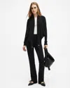 Allsaints Wasson Pirate Lightweight Cardigan In Black