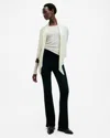 Allsaints Wasson Pirate Lightweight Cardigan In Chalk White