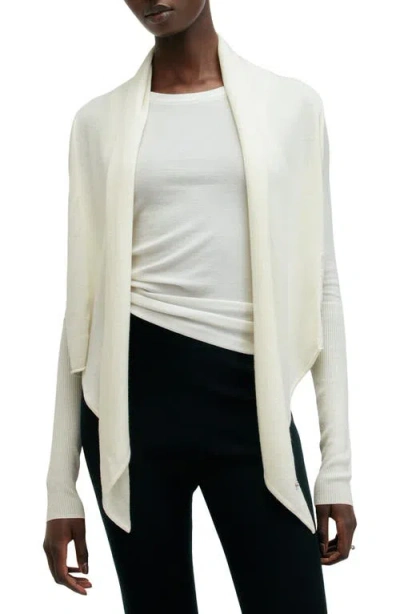 ALLSAINTS ALLSAINTS WASSON PIRATE WRAP MERINO WOOL CARDIGAN
