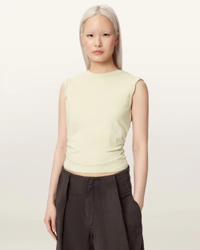 Allsaints West Sleeveless Tank Top In Neutral