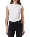 Allsaints West Sleeveless Tank Top In White