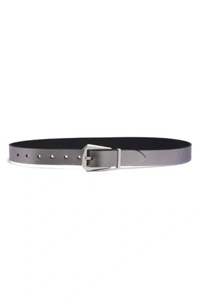 Allsaints Western Hexagon Buckle Leather Belt