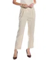 Allsaints Whitney Linen-blend Trouser In Brown