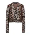 Allsaints Wick Lex Cardigan In Brown