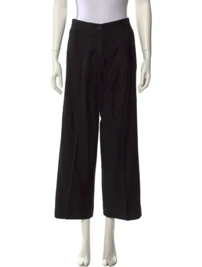 Pre-owned Allsaints Wide Leg Pants In Black