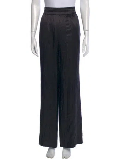 Pre-owned Allsaints Wide Leg Pants In Black