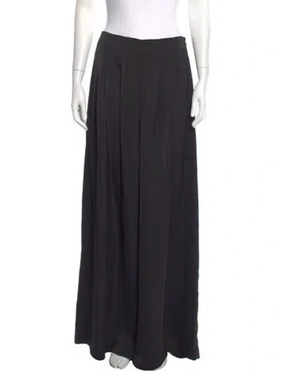 Pre-owned Allsaints Wide Leg Pants In Black
