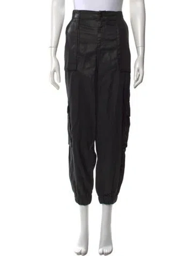 Pre-owned Allsaints Wide Leg Pants In Black