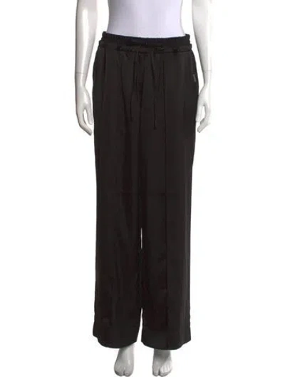 Pre-owned Allsaints Wide Leg Pants In Black