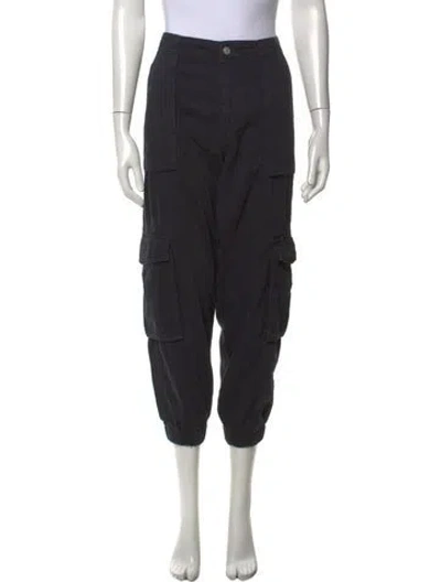 Pre-owned Allsaints Wide Leg Pants In Black