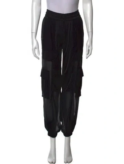 Pre-owned Allsaints Wide Leg Pants In Black