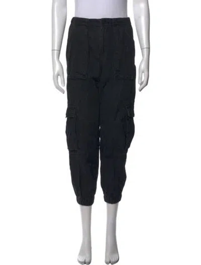 Pre-owned Allsaints Wide Leg Pants In Black