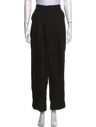 Pre-owned Allsaints Wide Leg Pants In Black