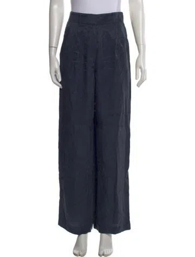 Pre-owned Allsaints Wide Leg Pants In Blue