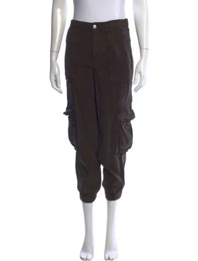 Pre-owned Allsaints Wide Leg Pants In Brown