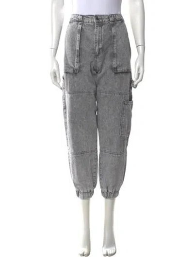 Pre-owned Allsaints Wide Leg Pants In Gray