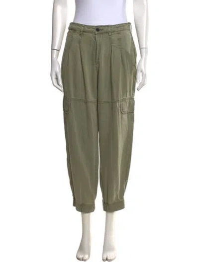 Pre-owned Allsaints Wide Leg Pants In Green