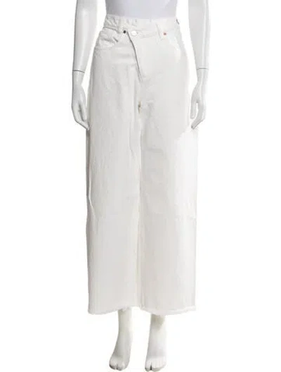Pre-owned Allsaints Wide Leg Pants In White