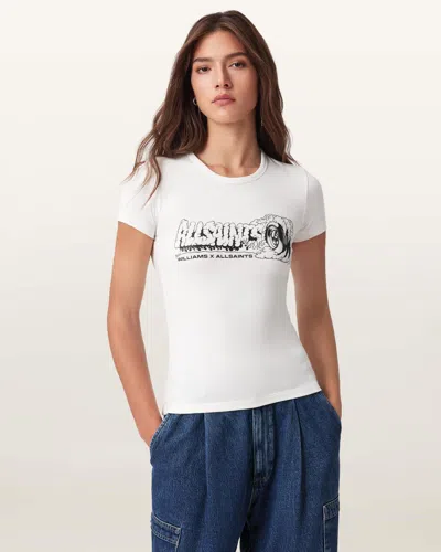 Allsaints Williams X  Burnout Stevie T-shirt In Multi