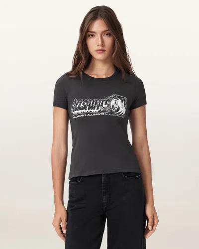 Allsaints Williams X  Burnout Stevie T-shirt In Multi