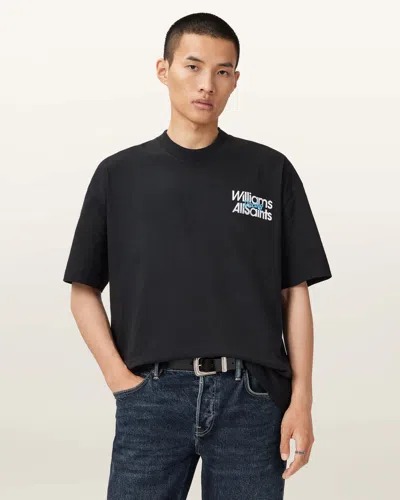Allsaints Williams X  Pole Crew Neck T-shirt In Animal Print