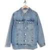Shop Allsaints Willow Denim Jacket In Light Indigo